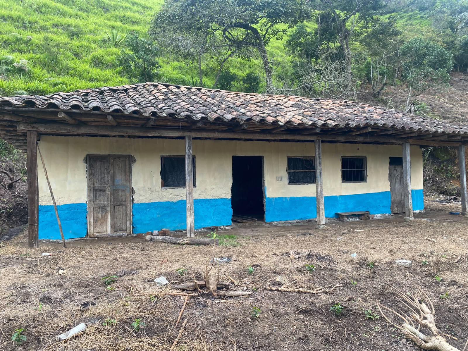 Casa tradicional de la finca cafetera en Samaniego